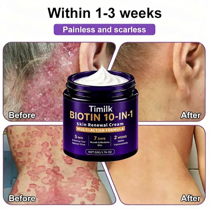 š„LAST DAY 50% OFF - TimilkĀ® Biotin 10-in-1 Skin Restoration Cream