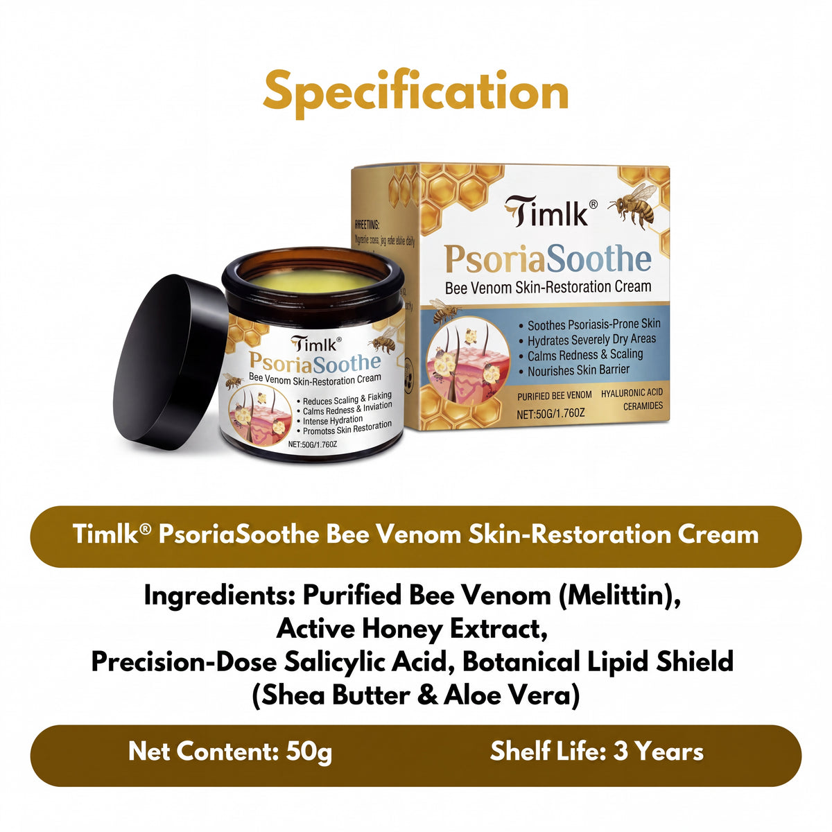 Timlk® Bee Venom Skin-Restoration Cream