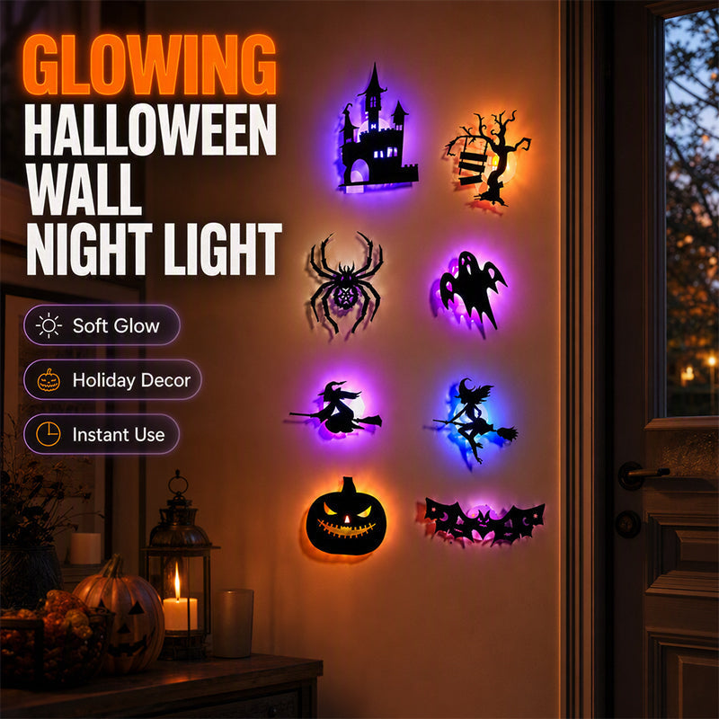 🎃Halloween Glow in Dark Wall Stickers🦇