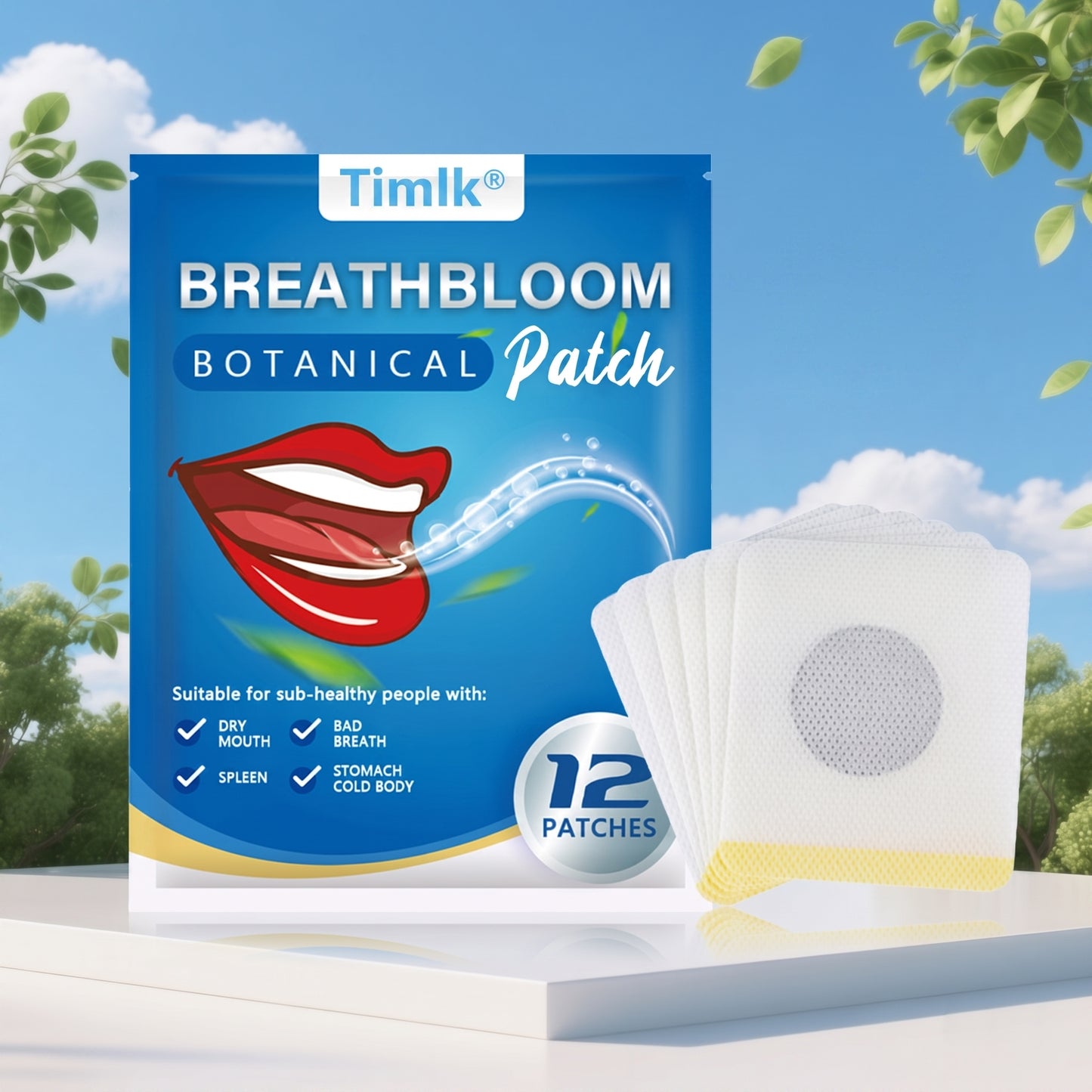 Timlk® BreathBloom Botanical Patch