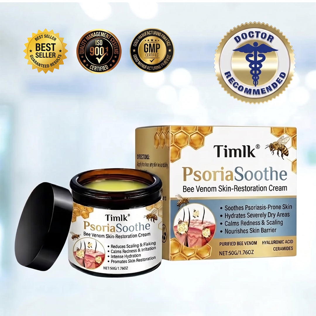 Timlk® PsoriaSoothe Bee Venom Skin-Restoration Cream
