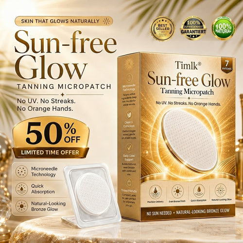 Timlk® Sun-Free Glow Tanning Micropatch