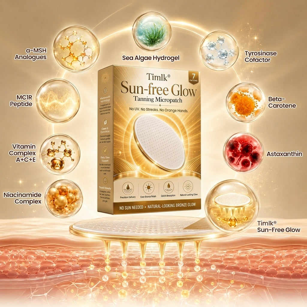 Timlk® Sun-Free Glow Tanning Micropatch