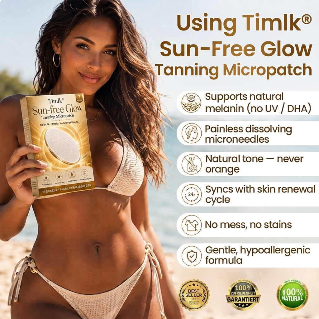 Timlk® Sun-Free Glow Tanning Micropatch