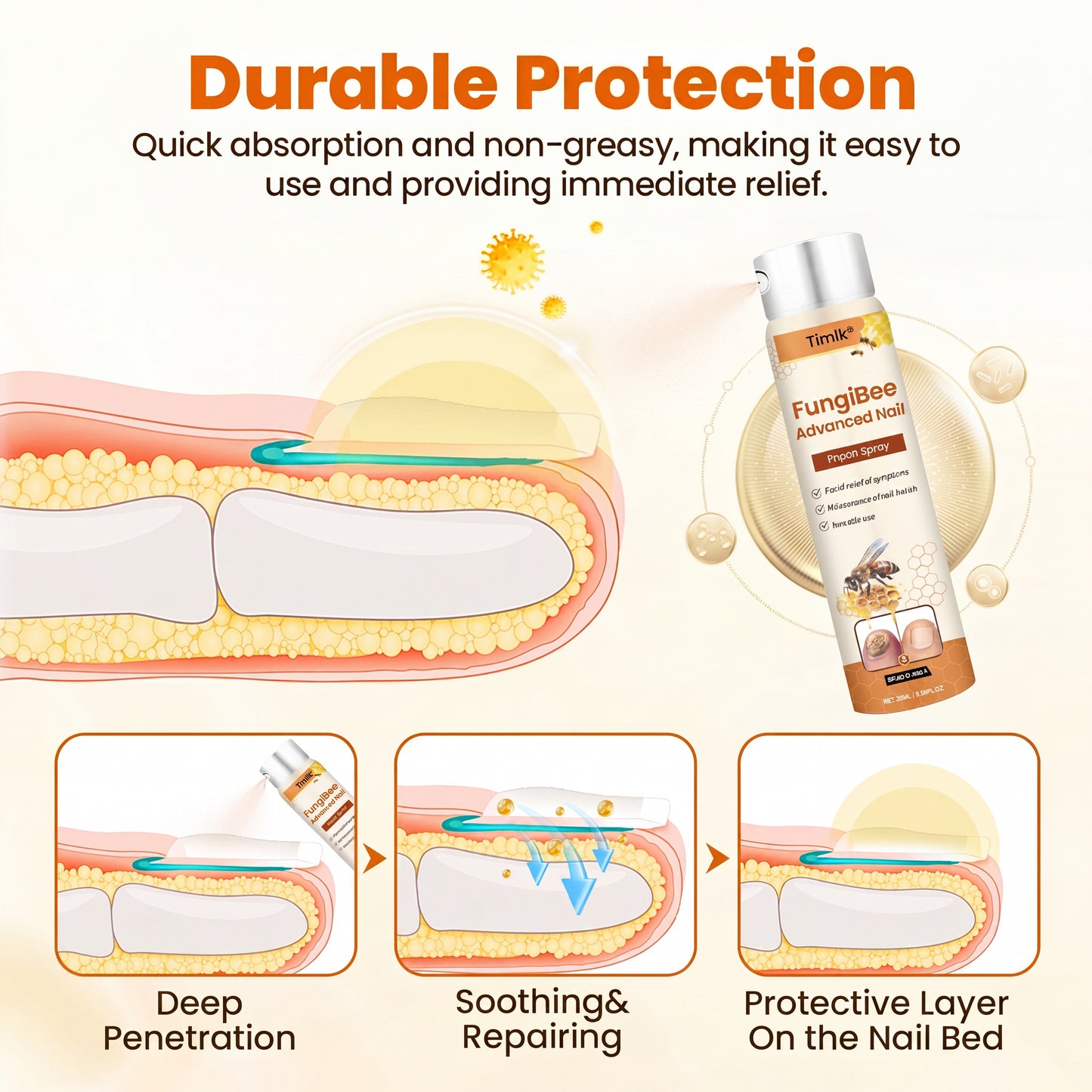 Timlk® FungiBee Advanced Nail Repair Spray