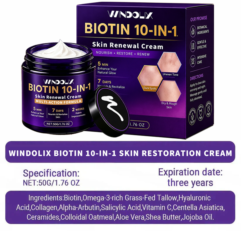 🔥LAST DAY 50% OFF - Timilk® Biotin 10-in-1 Skin Restoration Cream