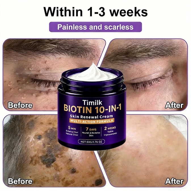🔥LAST DAY 50% OFF - Timilk® Biotin 10-in-1 Skin Restoration Cream