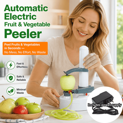 🍎 Automatic Electric Fruit & Vegetable Peeler