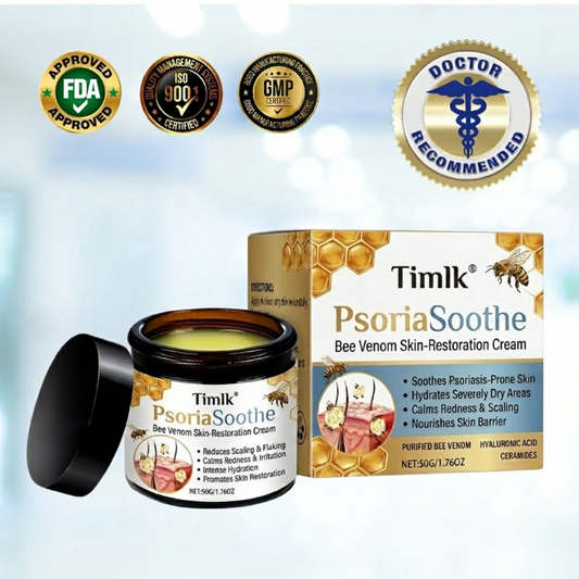 Timlk® PsoriaSoothe Bee Venom Skin-Restoration Cream