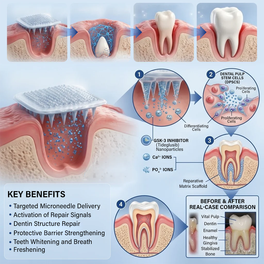 Your Smile🦷Timilk® Tooth & Gum Repair Fast-Dissolving Microneedle Patch✨ (𝟓-𝐢𝐧-𝟏 💎 𝐑𝐞𝐛𝐮𝐢𝐥𝐝 𝐄𝐧𝐚𝐦𝐞𝐥 & 𝐃𝐞𝐧𝐭𝐢𝐧 • 𝐒𝐭𝐫𝐞𝐧𝐠𝐭𝐡𝐞𝐧 𝐆𝐮𝐦𝐬 • 𝐄𝐫𝐚𝐝𝐢𝐜𝐚𝐭𝐞 𝐓𝐚𝐫𝐭𝐚𝐫 & 𝐎𝐝𝐨𝐫 • 𝐖𝐡𝐢𝐭𝐞𝐧𝐢𝐧𝐠 • 𝐒𝐭𝐨𝐩 𝐓𝐨𝐨𝐭𝐡 𝐒𝐞𝐧𝐬𝐢𝐭𝐢𝐯𝐢𝐭𝐲)