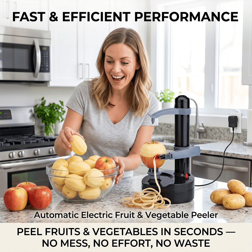 🍎 Automatic Electric Fruit & Vegetable Peeler