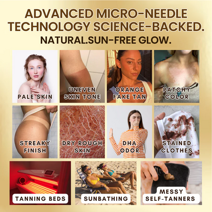 Timlk® Sun-Free Glow Tanning Micropatch