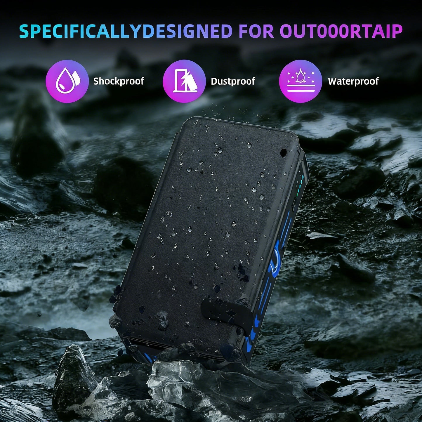 🌞 Outdoor Foldable Solar Power Bank