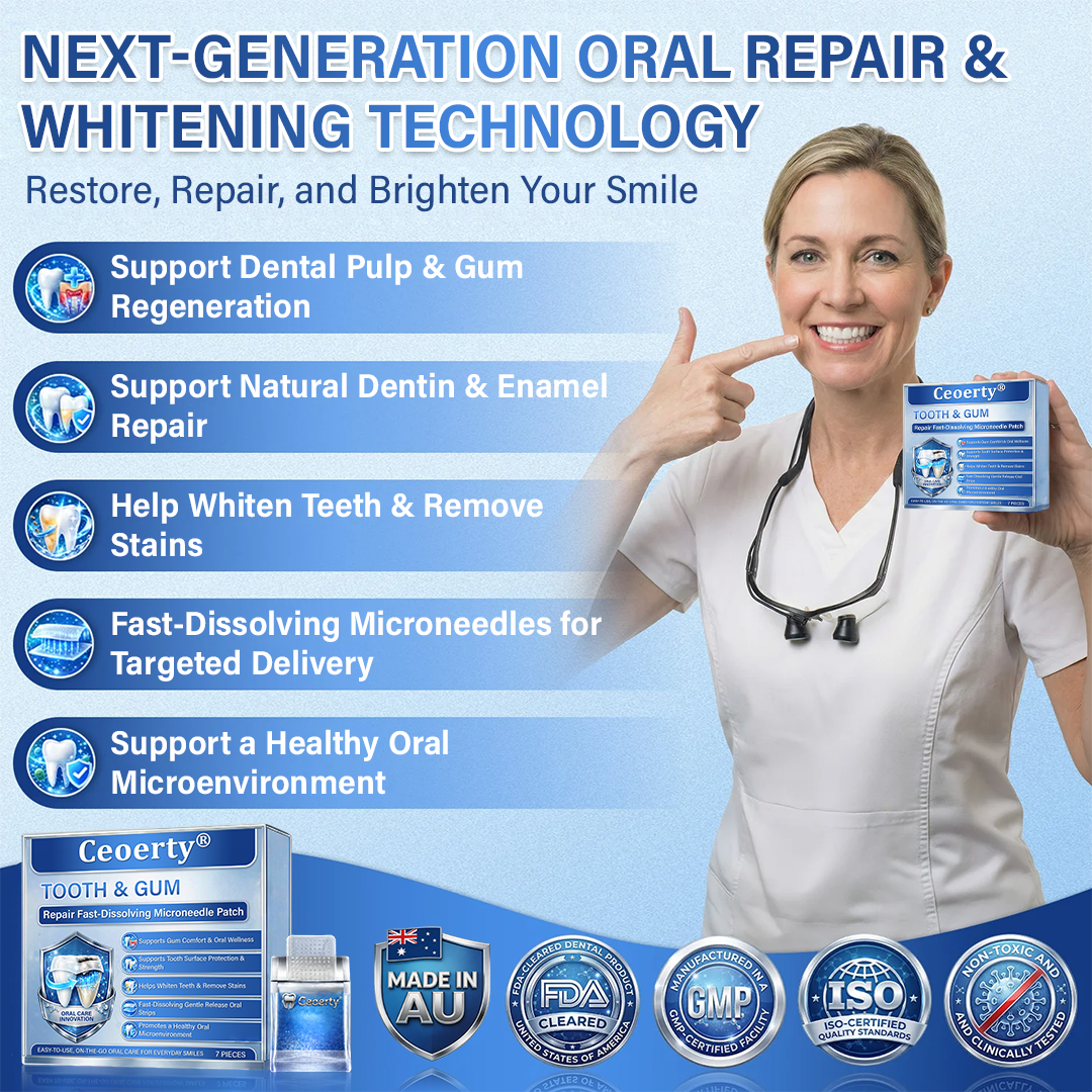Your Smile🦷Timilk® Tooth & Gum Repair Fast-Dissolving Microneedle Patch✨ (𝟓-𝐢𝐧-𝟏 💎 𝐑𝐞𝐛𝐮𝐢𝐥𝐝 𝐄𝐧𝐚𝐦𝐞𝐥 & 𝐃𝐞𝐧𝐭𝐢𝐧 • 𝐒𝐭𝐫𝐞𝐧𝐠𝐭𝐡𝐞𝐧 𝐆𝐮𝐦𝐬 • 𝐄𝐫𝐚𝐝𝐢𝐜𝐚𝐭𝐞 𝐓𝐚𝐫𝐭𝐚𝐫 & 𝐎𝐝𝐨𝐫 • 𝐖𝐡𝐢𝐭𝐞𝐧𝐢𝐧𝐠 • 𝐒𝐭𝐨𝐩 𝐓𝐨𝐨𝐭𝐡 𝐒𝐞𝐧𝐬𝐢𝐭𝐢𝐯𝐢𝐭𝐲)