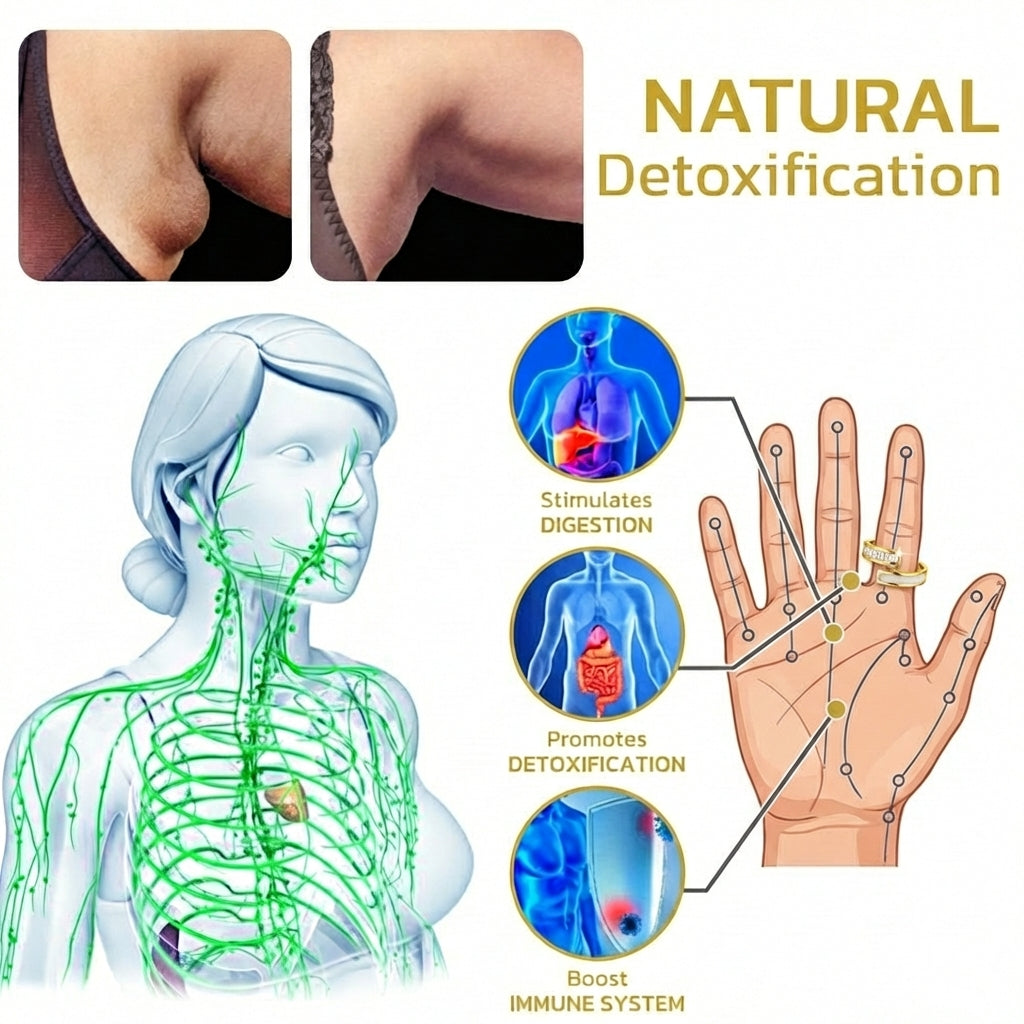 🔥LAST DAY SALE-80% OFF)Histone Lymphatic MagneTherapy Germanium Ring