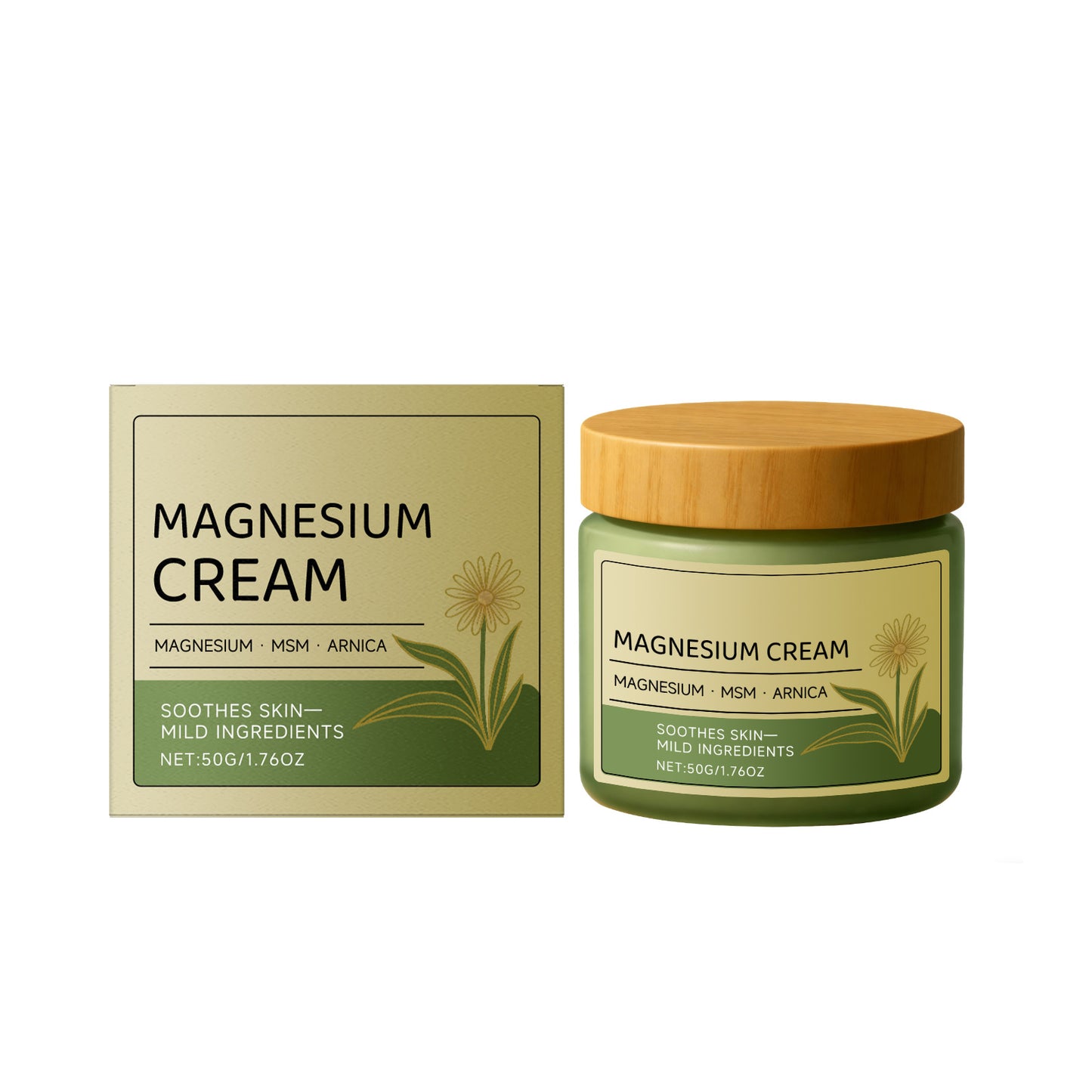 GlaciaDerm®  Calendula Magnesium Cream