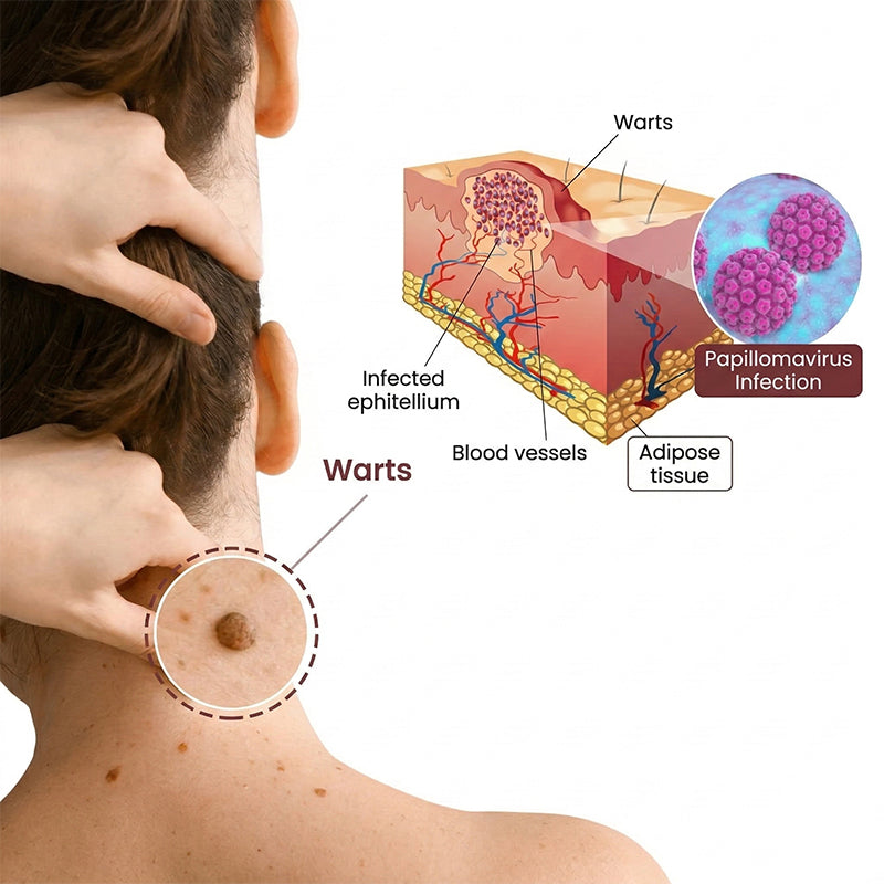 AuraGen® Double-ended wart removal pen